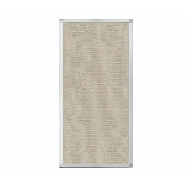 Hush Panel Configurable Cubicle Partition 2' x 4' Sand Fabric